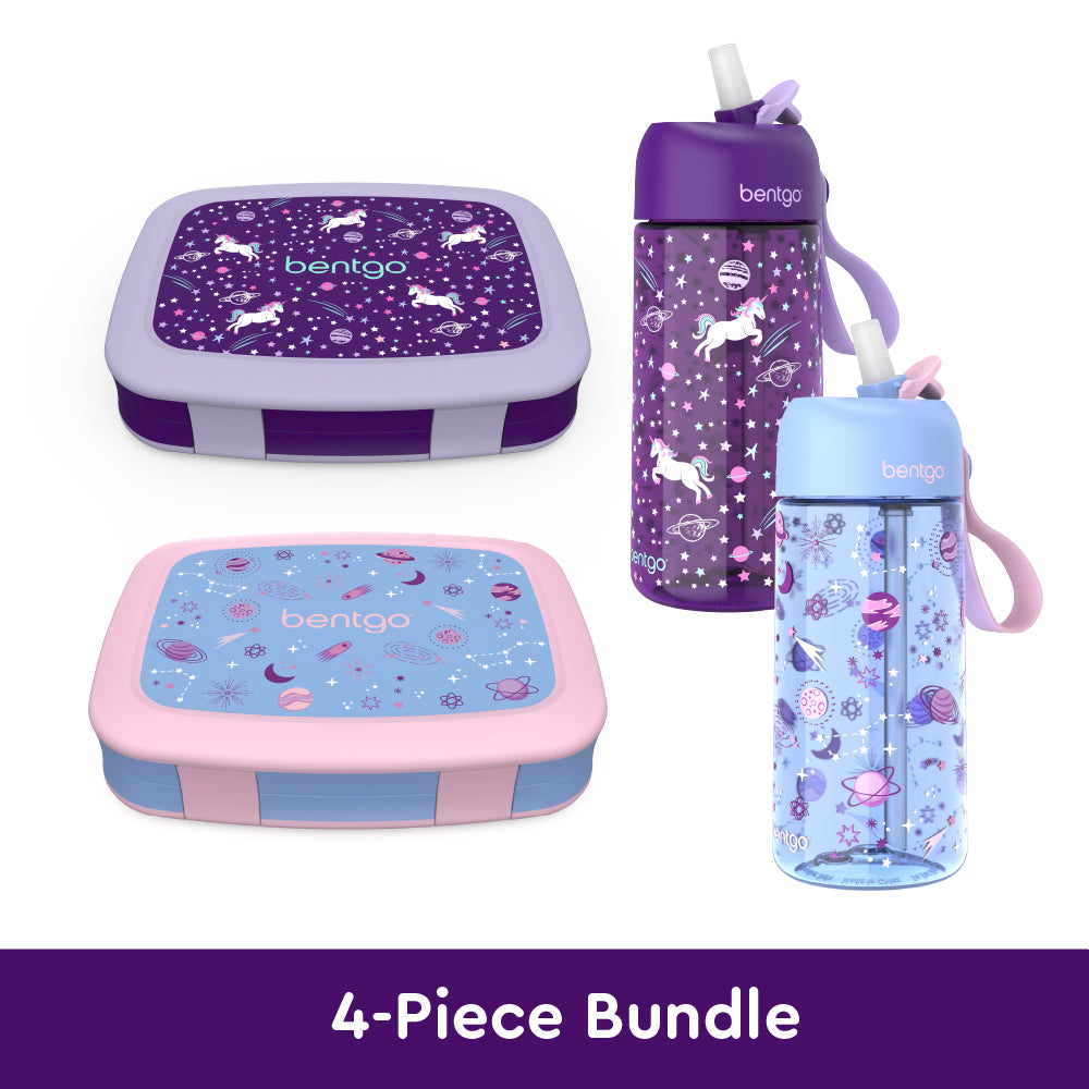 bentgo-kids-prints-lunch-boxes-and-water-bottles-q2 bentgo-lunch-box-bottle-bundle-unicorn-galaxy-1.jpg